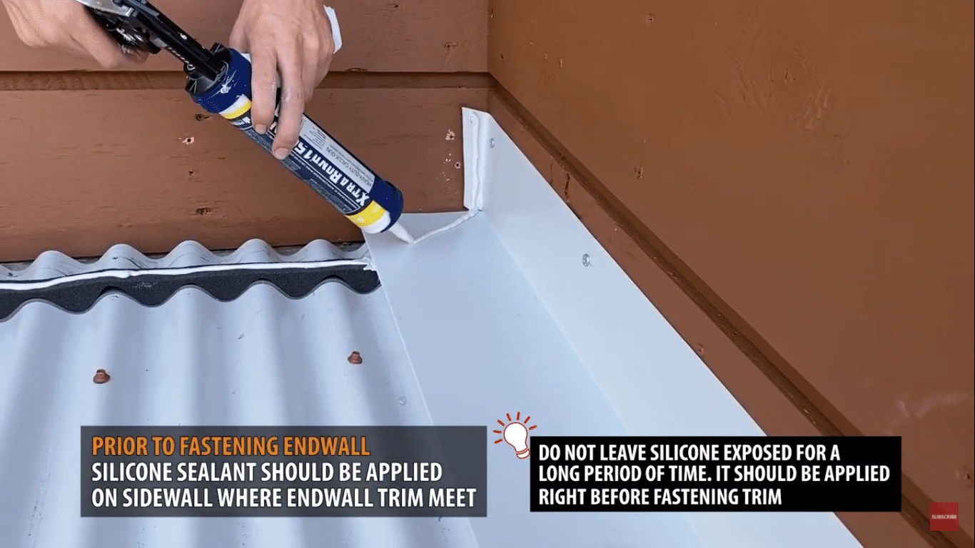How To Install Endwall Flashing For A Metal Roof Step By Step Guide